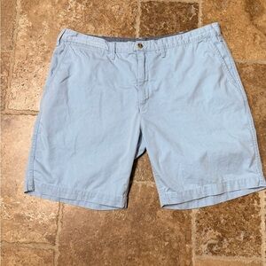 Ralph Lauren Men's Sky Blue Flat Front Shorts